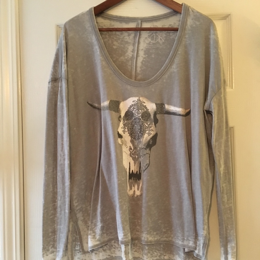 CHASER Brand oversized skull tee